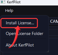 Install License